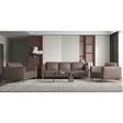Malaga Italian Top Grain Leather Sofa, Loveseat & Chair