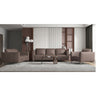 Malaga Italian Top Grain Leather Sofa, Loveseat & Chair