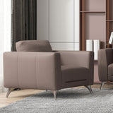 Malaga Italian Top Grain Leather Sofa, Loveseat & Chair
