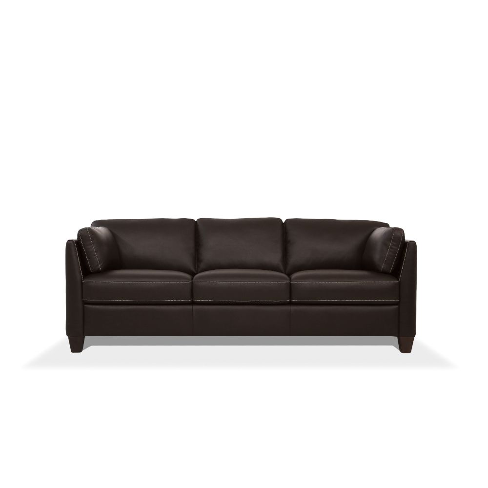 Matias Top Grain Leather Sofa, Loveseat & Chair