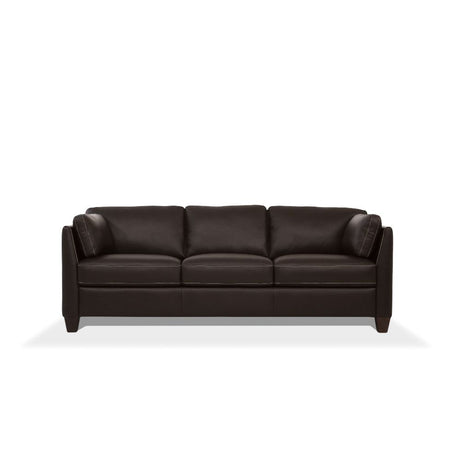 Matias Top Grain Leather Sofa, Loveseat & Chair