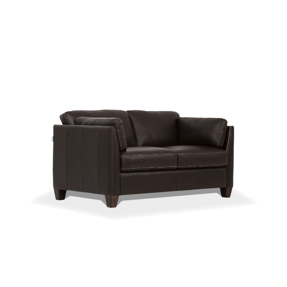 Matias Top Grain Leather Sofa, Loveseat & Chair