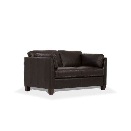 Matias Top Grain Leather Sofa, Loveseat & Chair