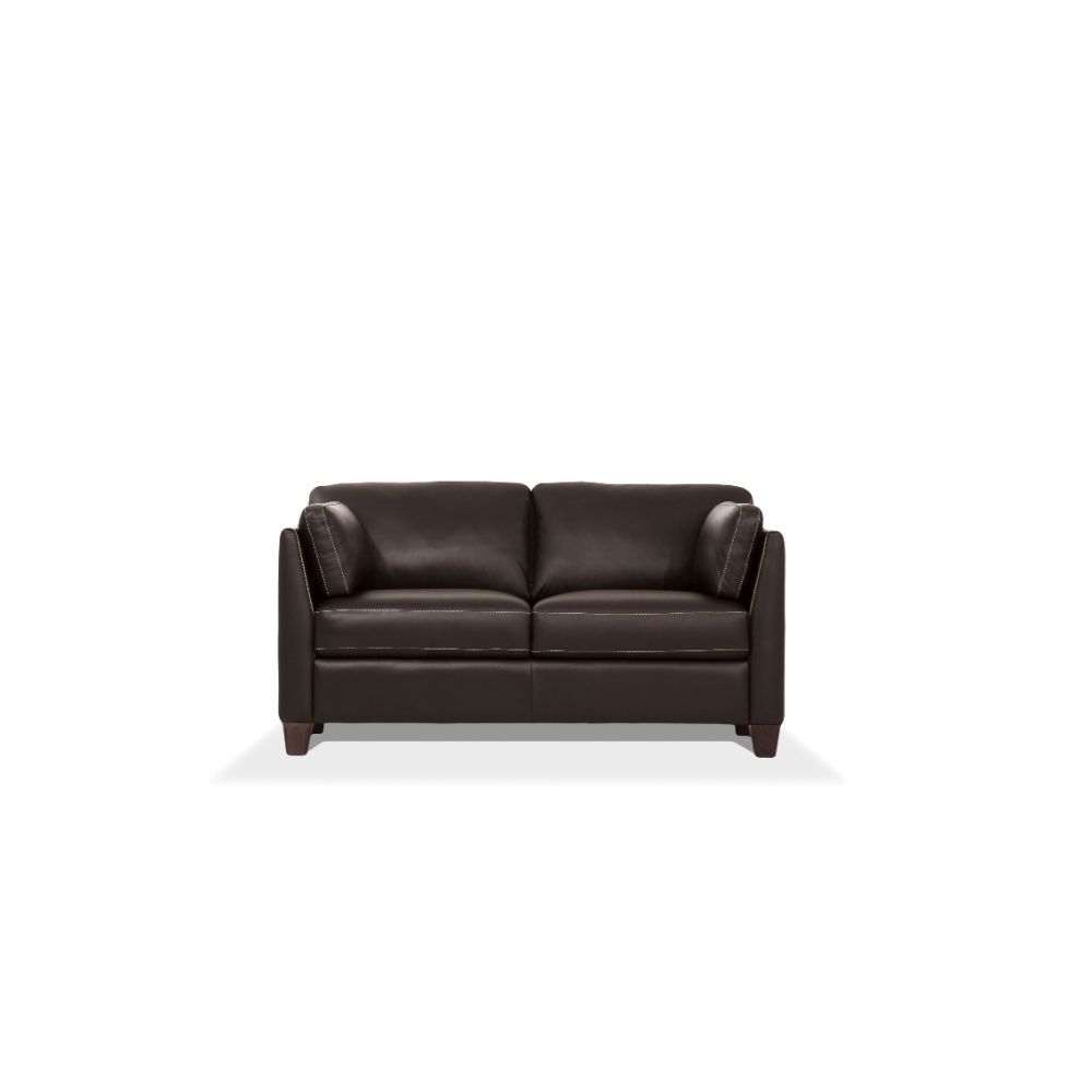 Matias Top Grain Leather Sofa, Loveseat & Chair