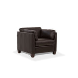Matias Top Grain Leather Sofa, Loveseat & Chair