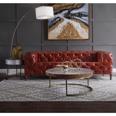 Tamas Round Drum Coffee Table