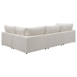 Serene Modular Sectional Sofa - Linen-Blend Beige with Feather-Blend Cushions, 4 to 6-Piece Layouts – view 10