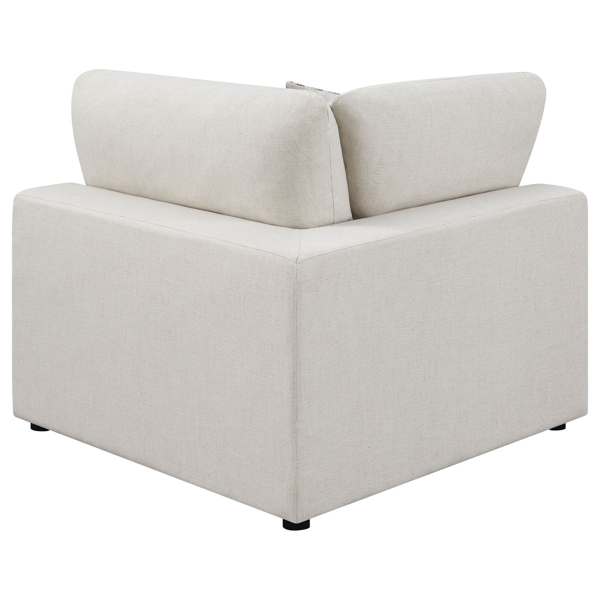Serene Modular Sectional Sofa - Linen-Blend Beige with Feather-Blend Cushions, 4 to 6-Piece Layouts – view 15