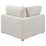 Serene Modular Sectional Sofa - Linen-Blend Beige with Feather-Blend Cushions, 4 to 6-Piece Layouts – view 15