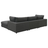 Serene Modular Sectional Sofa, Armless Chair & Ottoman – View 22