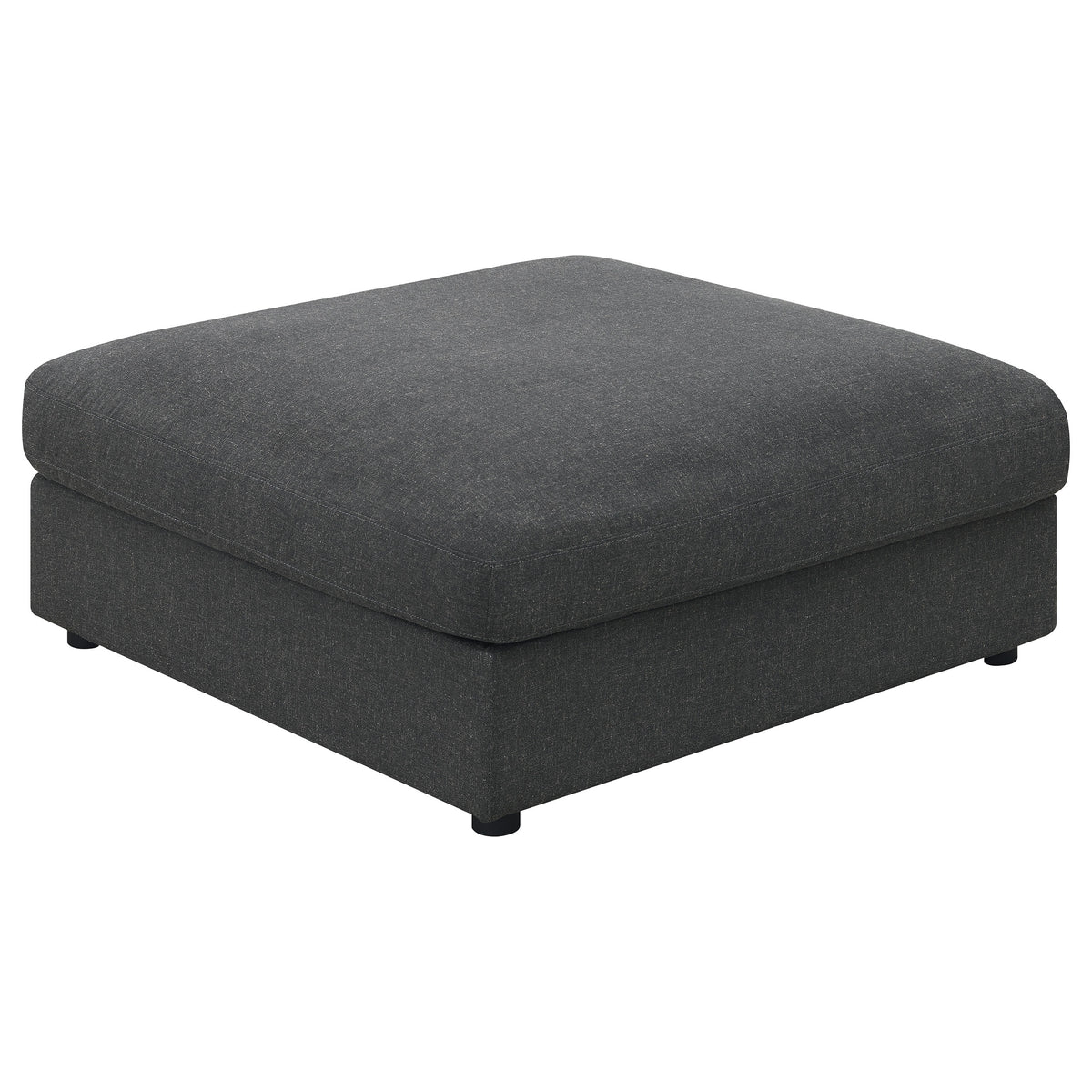 Serene Modular Sectional Sofa, Armless Chair & Ottoman - Square Ottoman