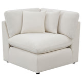 Hobson Modular Sectional Sofa - Ivory Performance Fabric with Reversible Cushions, 4 to 6 Pieces – view 13