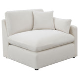 Hobson Modular Sectional Sofa - Ivory Performance Fabric with Reversible Cushions, 4 to 6 Pieces – view 16
