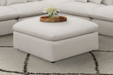 Hobson Modular Sectional Sofa - Ivory Performance Fabric with Reversible Cushions, 4 to 6 Pieces - lifestyle