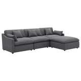 Hobson Modular Sectional Sofa - Charcoal Performance Fabric with Reversible Cushions, 4, 5 & 6-Piece Sets – view 6