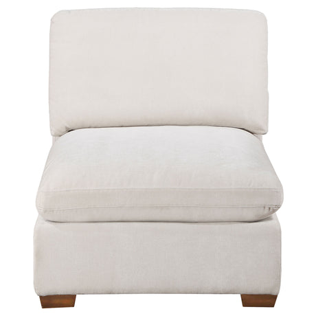 Lakeview Modular Sectional Sofa - Ivory Chenille with Wide Track Arms, 5 & 6-Piece Configurations, Armless Chair & Ottoman – view 10