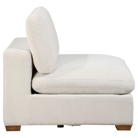 Lakeview Modular Sectional Sofa - Ivory Chenille with Wide Track Arms, 5 & 6-Piece Configurations, Armless Chair & Ottoman – view 12