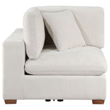 Lakeview Modular Sectional Sofa - Ivory Chenille with Wide Track Arms, 5 & 6-Piece Configurations, Armless Chair & Ottoman – view 14