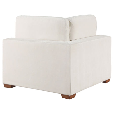 Lakeview Modular Sectional Sofa - Ivory Chenille with Wide Track Arms, 5 & 6-Piece Configurations, Armless Chair & Ottoman – view 15