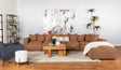 Jennifer Modular Sectional Sofa - 6pcs- 3 Armless Chairs + 2 Corners + Ottoman