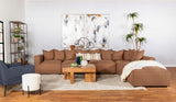 Jennifer Modular Sectional Sofa - 6pcs- 3 Armless Chairs + 2 Corners + Ottoman