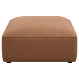 Jennifer Modular Sectional Sofa - Terracotta Woven Fabric with Welt Trim, 6-Piece Set or Add-On Pieces – view 17