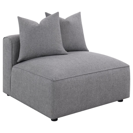 Jennifer 6-Piece Modular Sectional, Armless Chair & Ottoman - Armless Chair