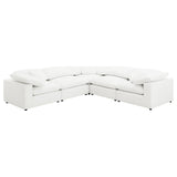 Raleigh Modular Boucle Sectional Sofa - Ivory Water-Resistant Boucle with Wide Track Arms, 5 & 6-Piece Sets – view 6