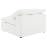Raleigh Modular Boucle Sectional Sofa - Ivory Water-Resistant Boucle with Wide Track Arms, 5 & 6-Piece Sets – view 10
