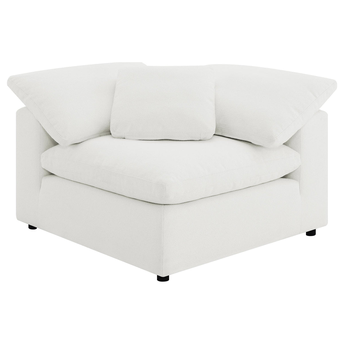 Raleigh Modular Boucle Sectional Sofa - Ivory Water-Resistant Boucle with Wide Track Arms, 5 & 6-Piece Sets – view 12