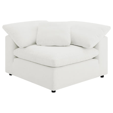 Raleigh Modular Boucle Sectional Sofa - Ivory Water-Resistant Boucle with Wide Track Arms, 5 & 6-Piece Sets – view 12