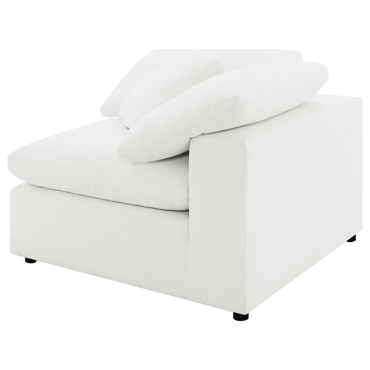 Raleigh Modular Boucle Sectional Sofa - Ivory Water-Resistant Boucle with Wide Track Arms, 5 & 6-Piece Sets – view 14