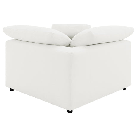 Raleigh Modular Boucle Sectional Sofa - Ivory Water-Resistant Boucle with Wide Track Arms, 5 & 6-Piece Sets – view 15