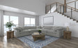 Raleigh Modular Sectional Sofa - 5pcs- 3 Corners + 2 Armless Chairs (133" x 133")