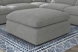 Raleigh Modular Sectional Sofa - Grey Performance Boucle with Feather-Blend Cushions, 5 or 6-Piece Layouts - lifestyle
