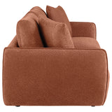Elysia Modular Sectional, Sofa & Loveseat - Coral Chenille with Track Arms & Loose Back Cushions – view 11