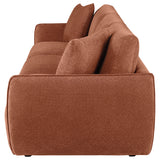 Elysia Modular Sectional, Sofa & Loveseat - Coral Chenille with Track Arms & Loose Back Cushions – view 16