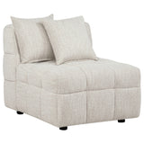 Amara Modular Sectional Sofa, Armless Chair & Ottoman - Armless Chair