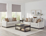 Christine Sloped Arm Sofa, Loveseat & Accent Chair - 2pcs- Sofa + Loveseat