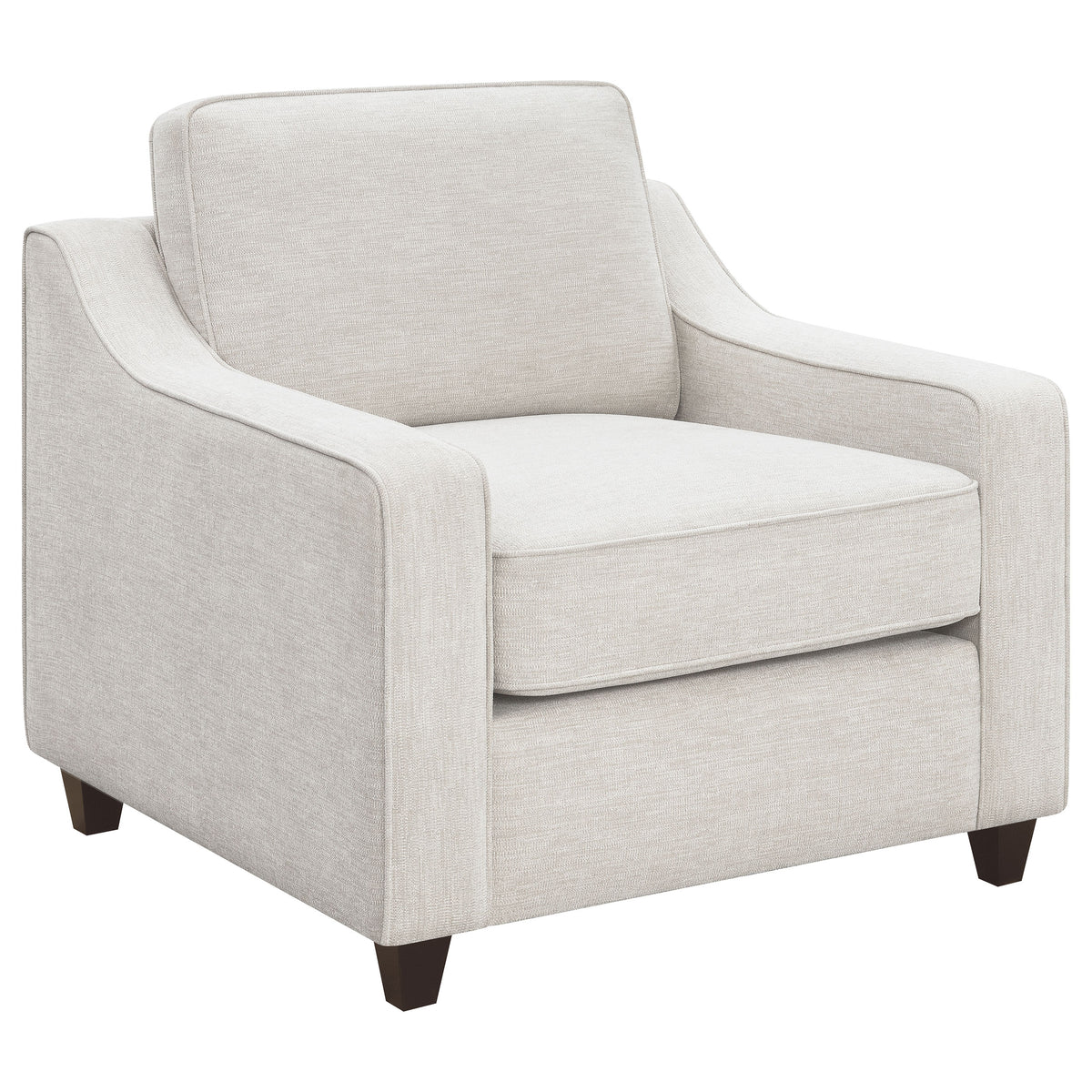 Christine Sloped Arm Sofa, Loveseat & Accent Chair - Accent Chair