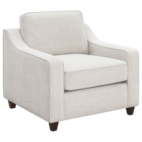 Christine Sloped Arm Sofa, Loveseat & Accent Chair - Accent Chair