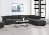 Sunny Modular Boucle Sectional Sofa - 6pcs- Modular Sectional (3 Armless + 2 Corner + Ottoman)