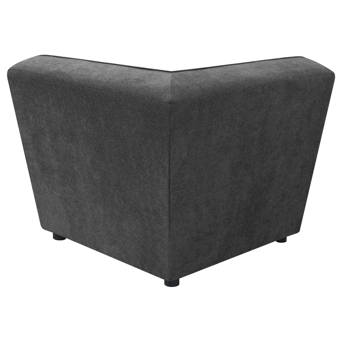 Sunny Modular Boucle Sectional Sofa - Channel Tufted Dark Charcoal, 6-Piece Set, Armless Chair or Ottoman – view 13