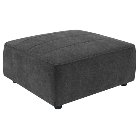 Sunny Modular Boucle Sectional Sofa - Channel Tufted Dark Charcoal, 6-Piece Set, Armless Chair or Ottoman – view 14