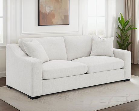 Ashlyn Track Arm Sofa, Loveseat & Chair - Sand Fabric with Pocket Coil Seating, Living Room Sets – view 1