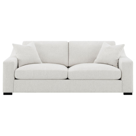 Ashlyn Track Arm Sofa, Loveseat & Chair - Sand Fabric with Pocket Coil Seating, Living Room Sets – view 7