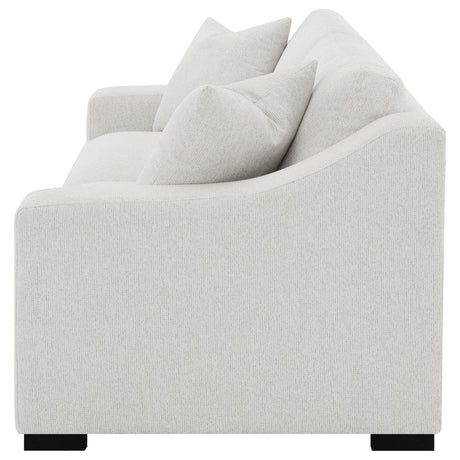 Ashlyn Track Arm Sofa, Loveseat & Chair - Sand Fabric with Pocket Coil Seating, Living Room Sets – view 9