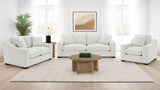 Ashlyn Track Arm Sofa, Loveseat & Chair - Sand Fabric with Pocket Coil Seating, Living Room Sets – view 16