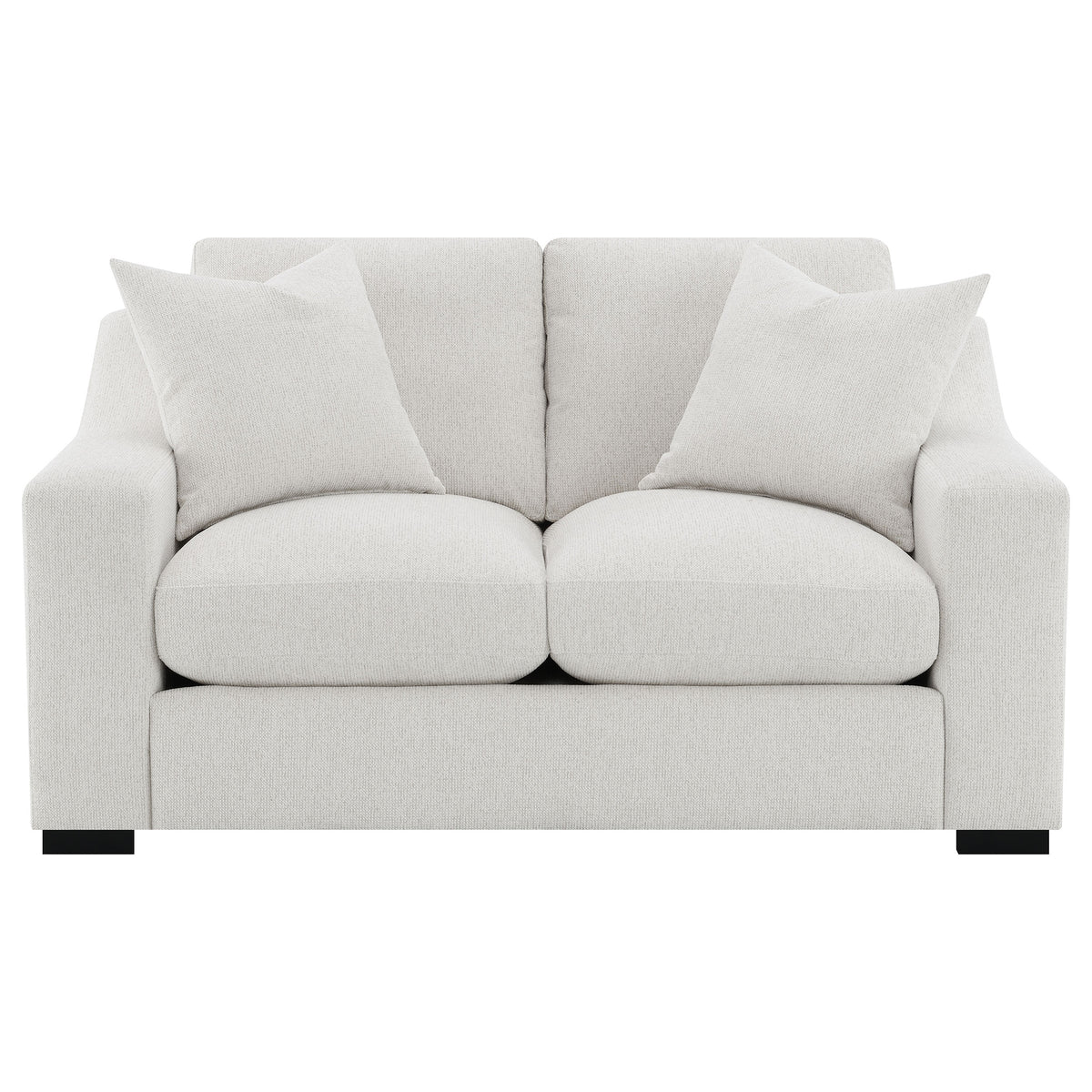 Ashlyn Track Arm Sofa, Loveseat & Chair - Sand Fabric with Pocket Coil Seating, Living Room Sets – view 18