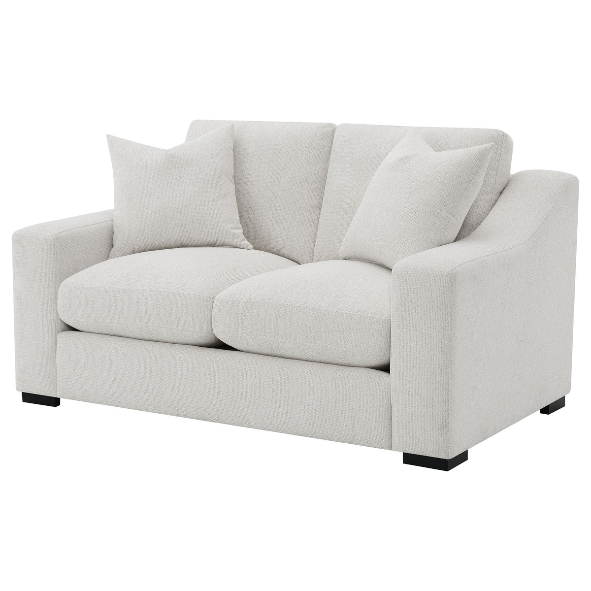 Ashlyn Track Arm Sofa, Loveseat & Chair - Sand Fabric with Pocket Coil Seating, Living Room Sets – view 19
